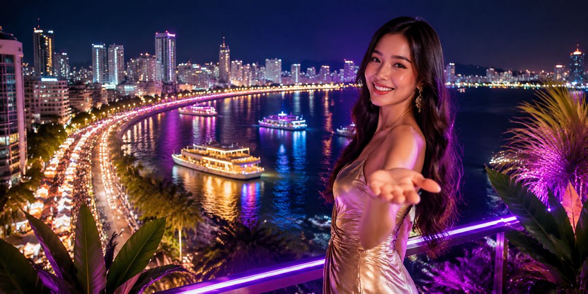 Suasana permainan kasino dan slot yang meriah di Pulau Pinang